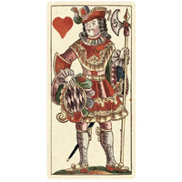 Knave of Hearts (Bauern Hochzeit Deck)-Paper Art-14"x26"