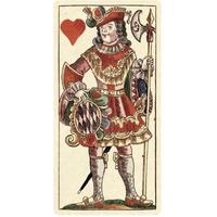 Knave of Hearts (Bauern Hochzeit Deck)-Paper Art-32"x62"