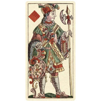 Knave of Diamonds (Bauern Hochzeit Deck)-Paper Art-20&quotx38"