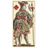 Knave of Diamonds (Bauern Hochzeit Deck)-Paper Art-26"x50"