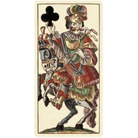 Knight of Clubs (Bauern Hochzeit Deck)-Paper Art-26"x50"