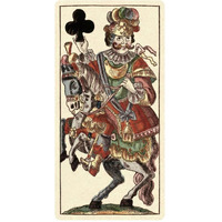 Knight of Clubs (Bauern Hochzeit Deck)-Paper Art-32"x62"