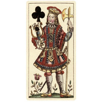 Knave of Clubs (Bauern Hochzeit Deck)-Paper Art-14&quotx26"