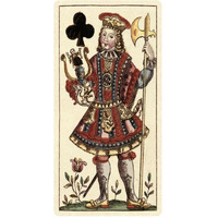 Knave of Clubs (Bauern Hochzeit Deck)-Paper Art-32"x62"