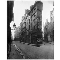 Paris, 1908 - Vieille Cour, 22 rue Quincampoix - Old Courtyard, 22 rue Quincampoix-Paper Art-15"x18"