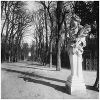 France, 1920 - The Park, Versailles-Paper Art-18"x18"