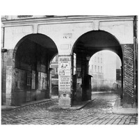 Paris, about 1865 - The Double Doorway, rue de la Ferronnerie-Paper Art-18"x15"