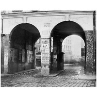 Paris, about 1865 - The Double Doorway, rue de la Ferronnerie-Paper Art-32"x26"