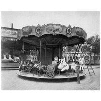 Paris, 1923 - Fte du Trne, Street Fair-Paper Art-18&quotx15"