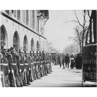 Paris, 1898-1900 - Republican Guards in front of the Palais de Justice-Paper Art-24"x20"