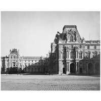 Paris, 1859 - Mollien Pavilion, the Louvre-Paper Art-18"x15"