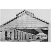 France, 1860-1863 - Nevers Station-Paper Art-32&quotx22"