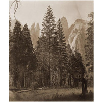 Cathedral Spires - Yosemite, California, 1861-Paper Art-20"x24"