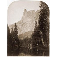 Sentinel (View of the Valley) 3270 ft. Yosemite, California, 1861-Paper Art-20"x26"