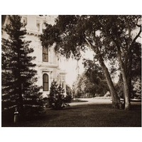 Thurlow Lodge, Menlo Park, California - Lawn and House, 1874-Paper Art-24"x20"