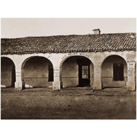 San Miguel Mission, San Miguel, California, 1876-1880-Paper Art-18"x14"