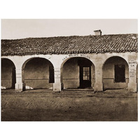 San Miguel Mission, San Miguel, California, 1876-1880-Paper Art-26"x20"