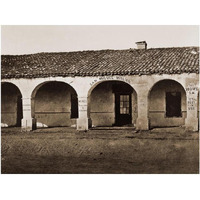 San Miguel Mission, San Miguel, California, 1876-1880-Paper Art-24"x19"