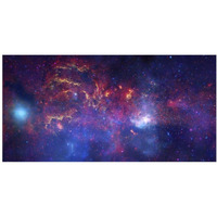 NASA's Great Observatories Examine the Galactic Center Region-Paper Art-38"x20"