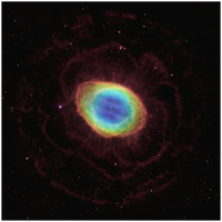 Hubble Reveals the Ring Nebula's True Shape-Paper Art-26"x26"