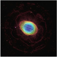 Hubble Reveals the Ring Nebula's True Shape-Paper Art-42"x42"