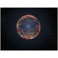 Artist's Impression of Supernova 1993J-Paper Art-26"x20"