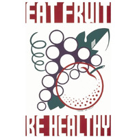 Eat fruit - be healthy-Paper Art-21"x32"