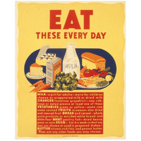 Eat these every day-Paper Art-22"x26"