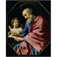 St. Matthew Writing His Gospel-Paper Art-30"x37"