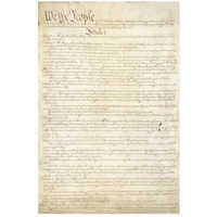 Constitution of the United States, 1787-Paper Art-18&quotx26"