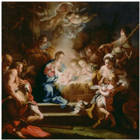 The Adoration of the Shepherds-Paper Art-38"x38"