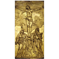 Tabernacle Door with the Crucifixion-Paper Art-20"x38"