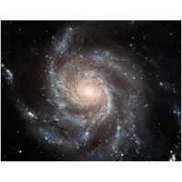 Messier 101 (M101)-Paper Art-50&quotx38"