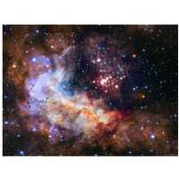 Westerlund 2 and Gum 29 Cluster and Star Forming Region-Paper Art-18"x14"