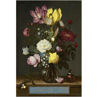 Bouquet of Flowers in a Glass Vase, 1621-Paper Art-26&quotx38"