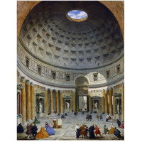 Interior of the Pantheon, Rome, c. 1734-Paper Art-38&quotx50"