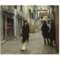 Street in Venice, 1882-Paper Art-46"x39"