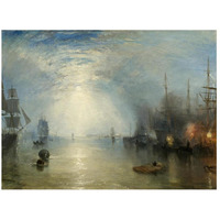 Keelmen Heaving in Coals by Moonlight, 1835-Paper Art-26"x20"