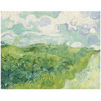 Green Wheat Fields, Auvers, 1890-Paper Art-42&quotx32"