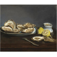 Oysters-Paper Art-24&quotx20"