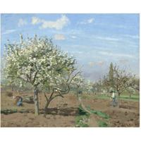 Orchard in Bloom, Louveciennes, 1872-Paper Art-30&quotx24"