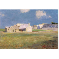 Breton Village, 1890-Paper Art-50"x34"