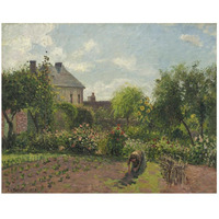 The Artist's Garden at Eragny, 1898-Paper Art-26"x22"