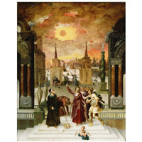 Dionysius the Areopagite Converting the Pagan Philosophers-Paper Art-14&quotx18"