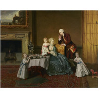 John, Fourteenth Lord Willoughby de Broke, and his Family-Paper Art-30"x24"