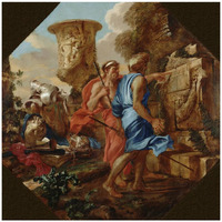 Arcadian Shepherds-Paper Art-42&quotx42"