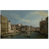 The Grand Canal in Venice from Palazzo Flangini to Campo San Marcuola-Paper Art-46"x28"