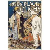 A la Place Clichy-Paper Art-14&quotx20"