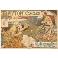 Dayton Cycles-Paper Art-20"x14"