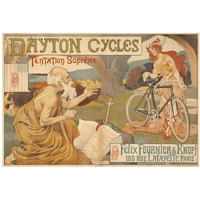 Dayton Cycles-Paper Art-38"x26"